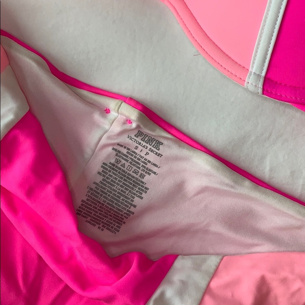 Pink Colorblocked Bikini - Picture 3 of 4